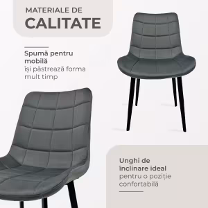 Scaun Connect Dark Gray 7