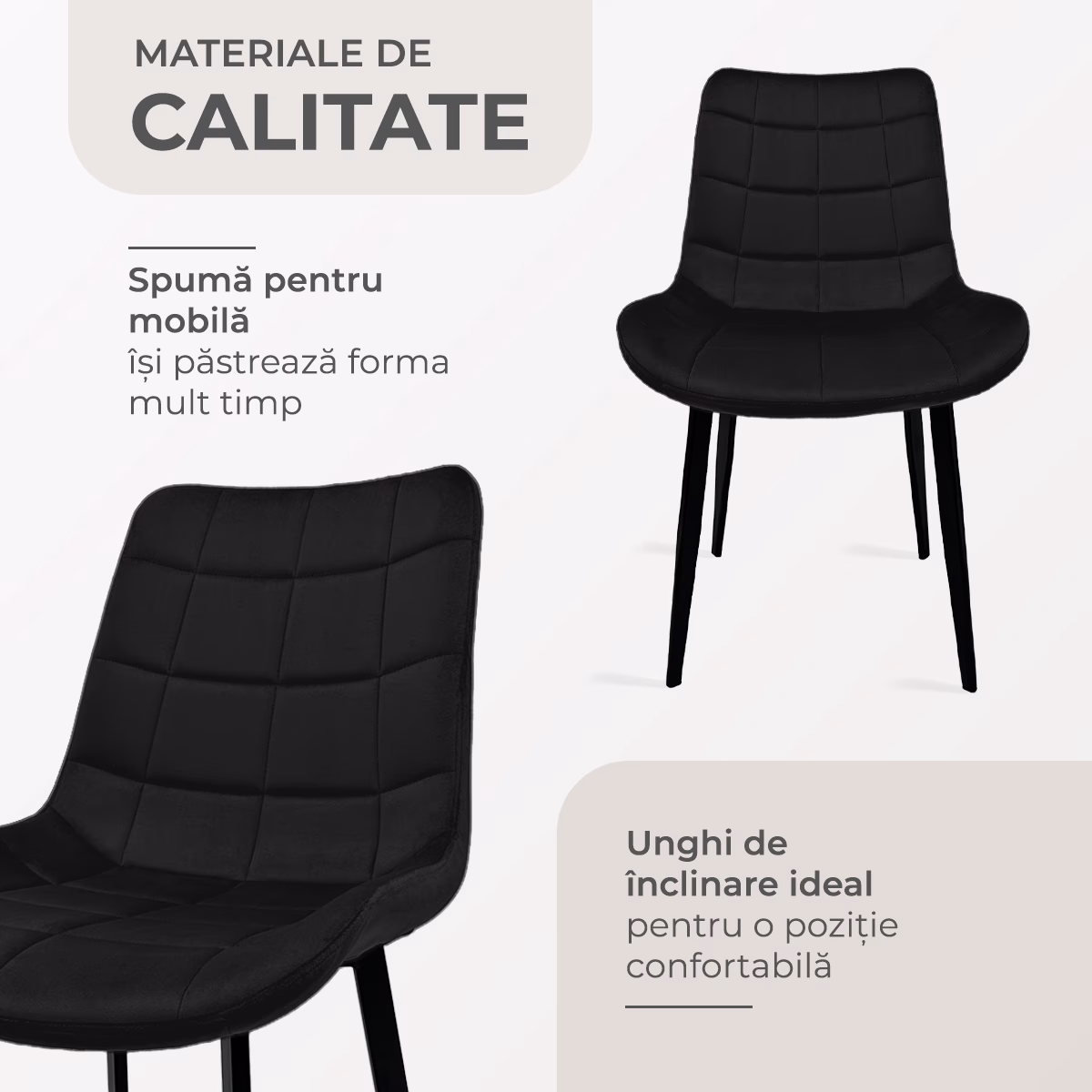 Scaun Connect Night Black 7