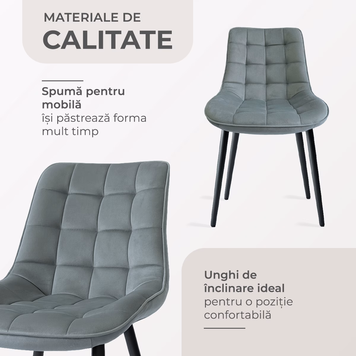 Scaun Grant Graphite 7