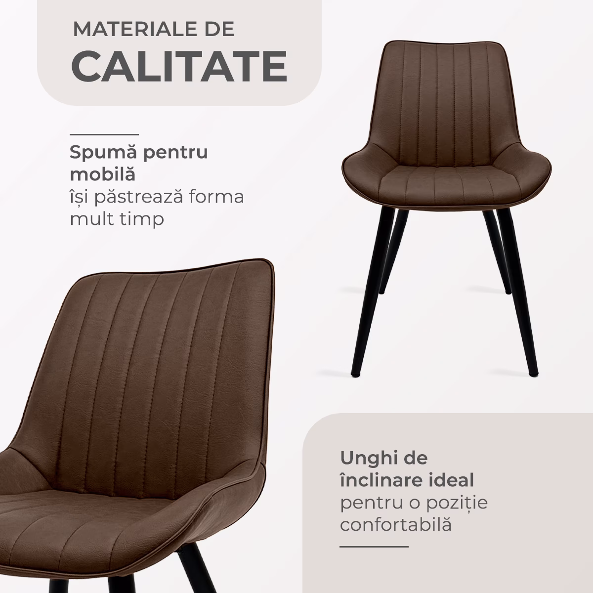 Scaun Leonard Royal Brown 10
