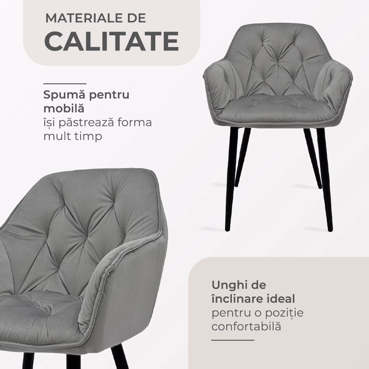 Scaun Ostin Graphite 9