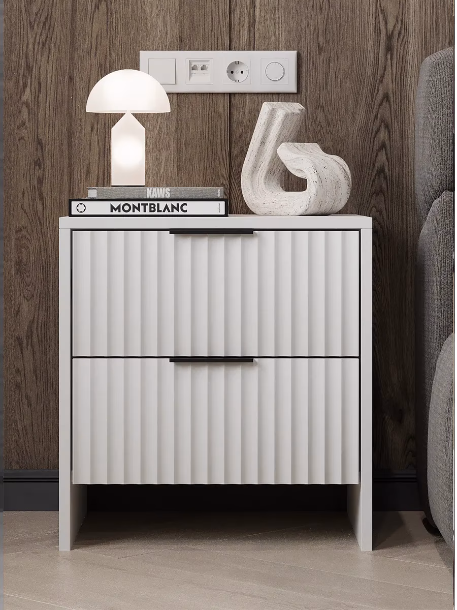 Noptiera Velvet Classic White Black